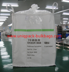 Porcellana Sacco eccellente tessuto pp di FIBC il grande insacca le borse enormi con 4 cicli per L-lisina fornitore